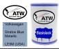 Preview: Volkswagen, Stratos Blue Metallic, LE5M (USA): 500ml Lackdose, von ATW Autoteile West.